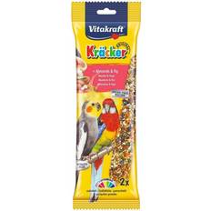 Vitakraft kracker cockatiel and parrot almond & fig sticks 180g 2 pack