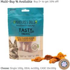 Natures Deli Deli Triple Flavour Kebab Beef Hide, Chicken