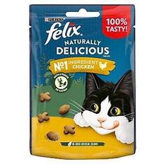 Purina Pets Purina Felix Naturally Delicious Cat Treats Salmon and Spinach