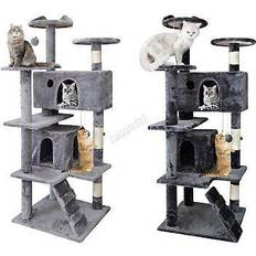 FoxHunter 54" multi-level cat tree tower