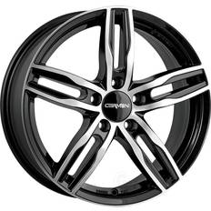 Car Rims Carmani 14 paul Black polish 7.5x17 5x114.3 ET38