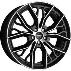Cerchioni Momo Cerchi In Lega Massimo 8x18 5x112 ET 48 Matt Black Polished