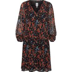 Ichi Robe d’Té - Bleu Vert Orange Noir
