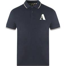 Aquascutum A Logo Polo Shirt - Navy Blue