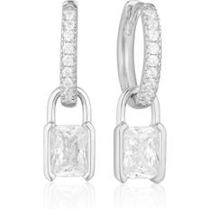 Sif Jakobs Jewellery Créoles SJ-E42252-CZ 925 Argent Argenté