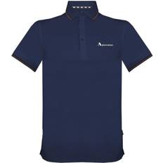 Aquascutum Brand Logo Polo Shirt - Navy