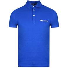 Aquascutum Signature Logo Polo Shirt - Blue