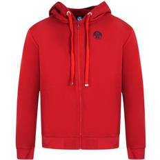North Sails Men's Logo Zip Hoodie - Red