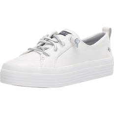 Sperry Shoes Sperry Women's Crest Vibe Platform Leather Sneaker, White