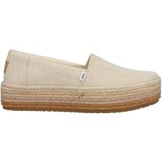 Toms Valencia - Dark Natural Metallic Linen