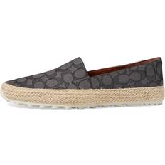 Coach Black Espadrilles Coach Signature Espadrille Charcoal/Black