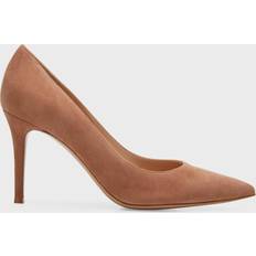 Gianvito Rossi Suede Pumps - Beige