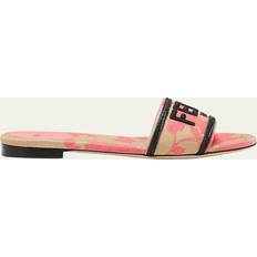 Fendi Flat Sandals Woman colour Red