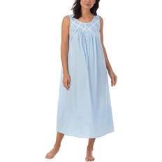 Azul - Mujer Camisones Eileen West Cotton Pintucked Lace Trim Ballet Nightgown