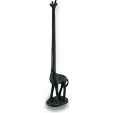 Green Paper Towel Holders Zeckos Verdigris Finish Giraffe Paper Towel Holder