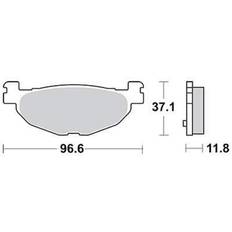 Pièces de Vélo TRW Brake Pad Mcb768