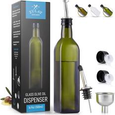 Green Oil- & Vinegar Dispensers Zulay Kitchen 17oz Olive Olje - og eddikbeholder