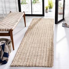 Safavieh Fiber Collection Natural, Brown, White