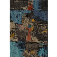 Carpets & Rugs Karastan Elements 91644 2'x3' Blue, Gray, Brown, Gold, White, Black