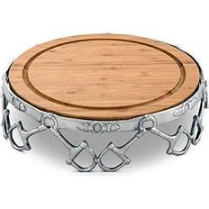 Arthur Court Designs Supporto Formaggio Torta Alluminio Diametro 13 Pollici Tagliere di Formaggi