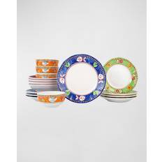 Arancione Servizi da Tavola Vietri Melamine Campagna Assorted 16-Piece Service for Four Servizio da Tavola