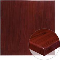 Dining Tables Flash Furniture 36'' Square High-Gloss Mahogany Resin Dining Table