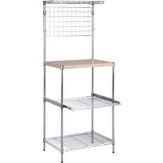 Honey Can Do Chrome/Natural Unit Shelving System