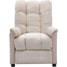 Armchairs vidaXL Electric Recliner Cream Armchair