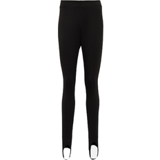 Polyamide Leggings Balmain Stirrup Cotton-Blend Leggings - Black