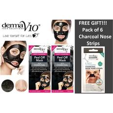 Derma V10 Hudpleje Derma V10 deep cleansing peel off charcoal mask 50ml