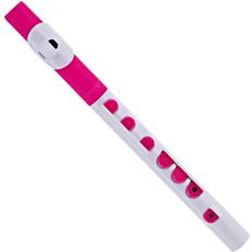 Pink Acoustic Guitars NuVo TooT 2.0 white-pink with keys