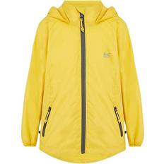 Removable Hood Rain Jackets Children's Clothing Mac in a Sac Kid's Origin Mini Packable Waterproof Jacket - Yellow