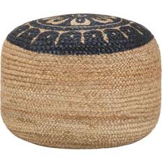 VidaXL Bruna Pallar vidaXL Handgjord Sittpuff