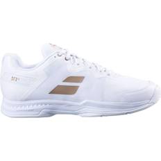 Femme - Or Chaussures de sport pour raquette Babolat Sfx 3 Wimbledon Women White Female