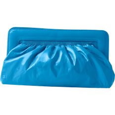 Gestuz VeldaGZ midi patent clutch Malibu Blue