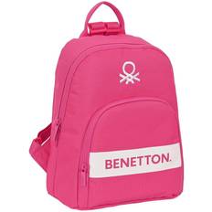 Benetton Lässiger Rucksack Raspberry Pink 13 L