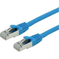 Value RJ45 Nätverk Anslutningskabel CAT 6 skärmad, Flamskyddsmedel