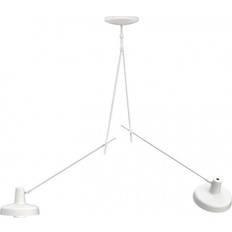 Arigato loftlampe dobbelt Grupa Products Arigato White Pendel ∅ 22cm