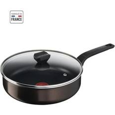 Tefal Sauteuses Tefal Sauteuse 24 cm + Couvercle En Verre Non Induction Revêtement Antiadhésif Fabriqué En France B5543202