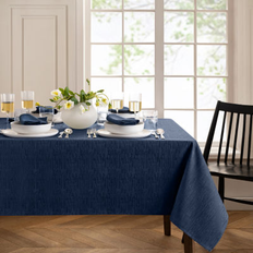 Blue Tablecloths Elrene Fashions Continental Solid Texture Tablecloth Blue