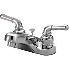 Kingston Brass KB251B 4 in Centerset Bathroom Faucet Polished Chrome Grey, Bronze