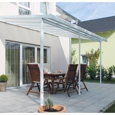 Dächer Gutta Weiß Gutta Terrassenüberdachung 426x306cm 426