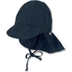 Einfarbig Sonnenhüte Sterntaler Baby's Peaked Cap - Dark Blue