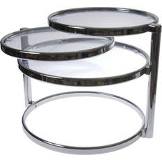 Argent Tables Basses Leitmotiv Plateaux Pivotants 58 x 50 x 50 cm Table Basse