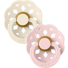Bibs Boheme Latex Pacifier Size 2 6-18m 2-pack Ivory/Blossom