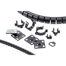 HellermannTyton HWBASE-PA66HIRHS-BK Cable mount Screw fixing 161-64015 impact-resistant, heat-stabilised 1 pcs