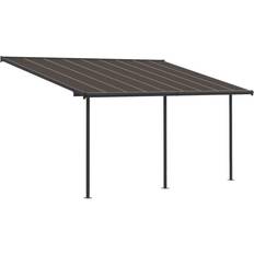 Palram Grau, Bronze Canopia Terrassenüberdachung Capri 3x5.46