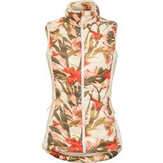 Multicoloured - Women Vests Columbia Women's Powder Pass Vest - Chalk Floriculture Print