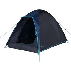 Portal Outdoor Blue Active Range Tents Large Porch, Fibreglass Poles and Sewn-in Groundsheet, Sleeps up to 4 People, Includes Free Storage Bag