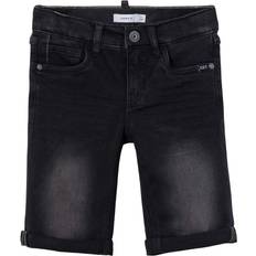 Name It Shorts - Svart Denim